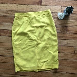 cabi • Yellow Pencil Skirt